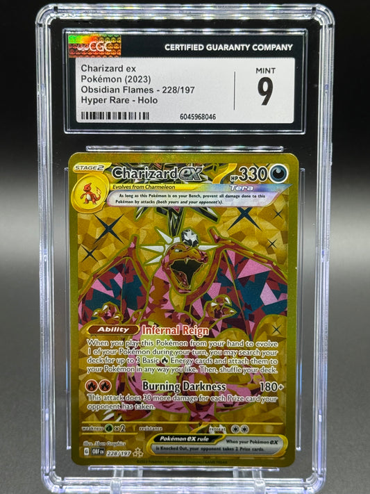 Pokemon TCG Charizard ex | Obsidian Flames 228/197 | CGC Graded MINT 9