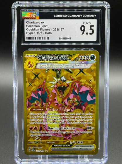 Pokemon TCG Charizard ex | Obsidian Flames 228/197 | CGC Graded MINT+ 9.5