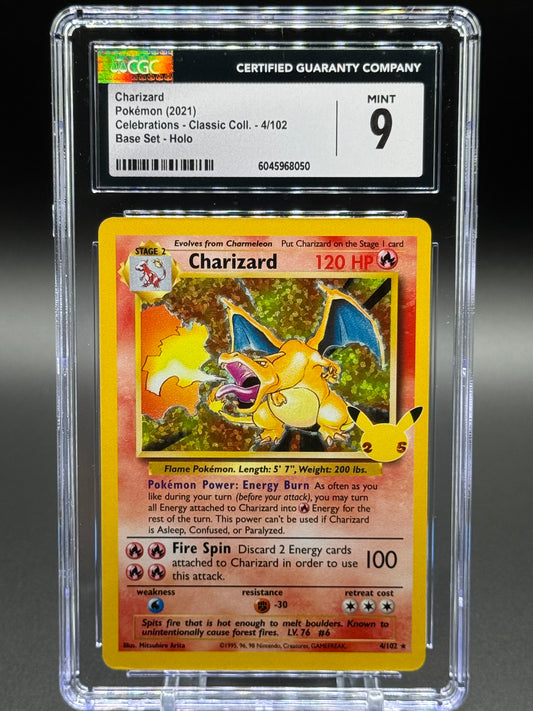 Pokemon TCG Charizard | Pokemon Celebrations #4 | CGC Graded MINT 9