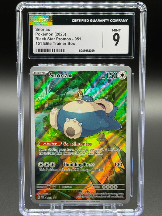 Pokemon TCG Snorlax | Black Star Promo SVP 051 | CGC Graded MINT 9