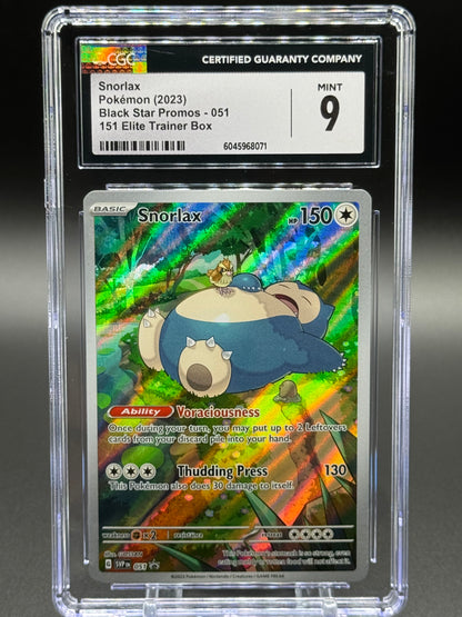 Pokemon TCG Snorlax | Black Star Promo SVP 051 | CGC Graded MINT 9