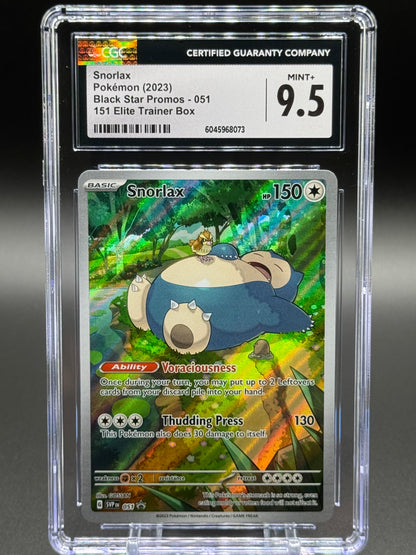 Pokemon TCG Snorlax | Black Star Promo SVP 051 | CGC Graded MINT+ 9.5