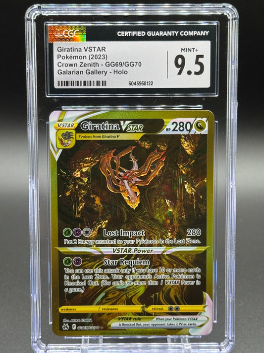 Pokemon TCG Giratina VSTAR | Crown Zenith GG69/GG70 | CGC Graded MINT+ 9.5