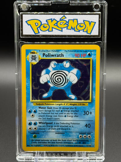 Pokemon TCG Poliwrath | Base Set 13/102 | Condition: Light Play