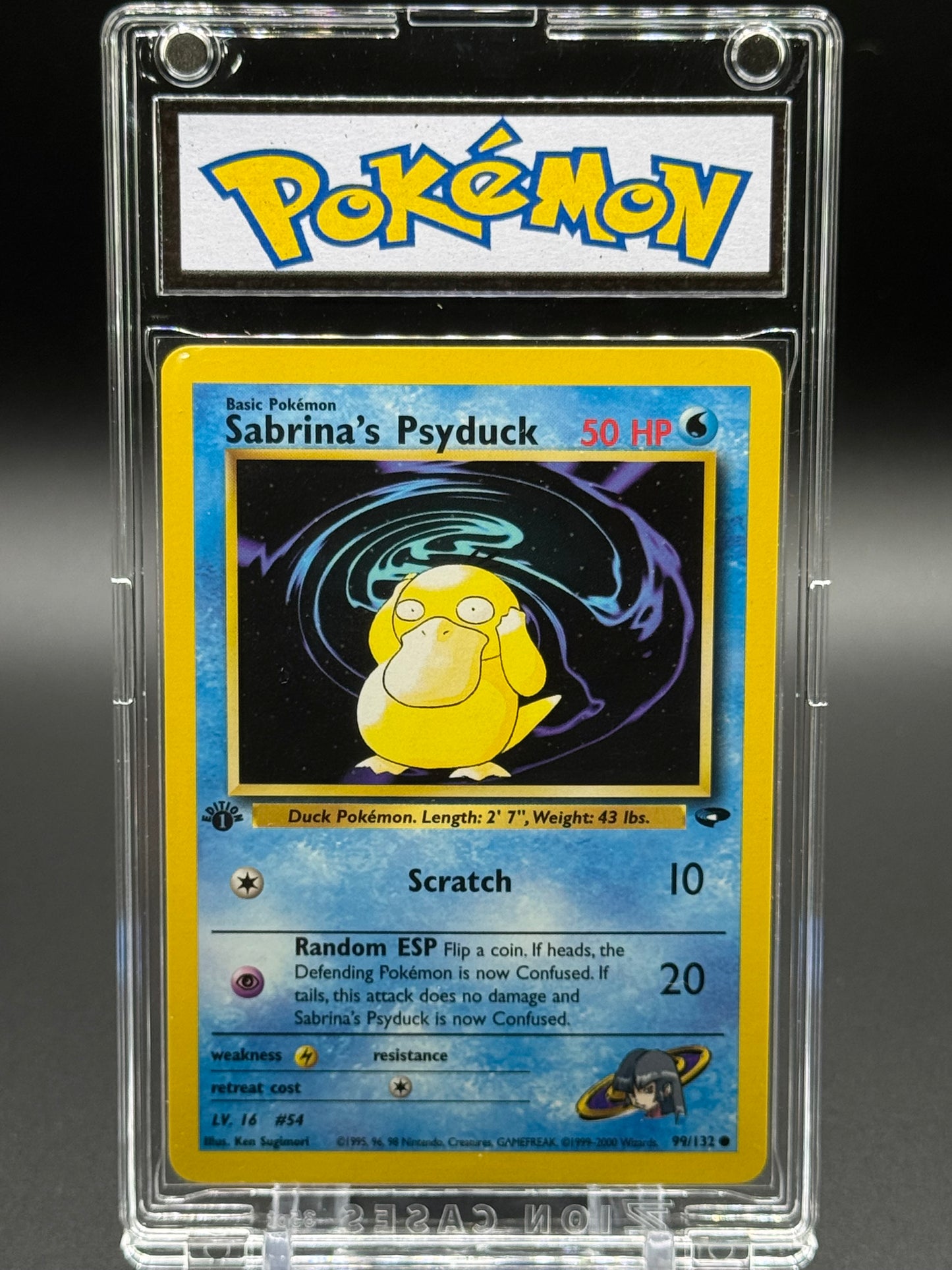 Pokemon TCG Sabrina's Psyduck | Gym Challenge 99/132 1st Edition | Condition: Near Mint