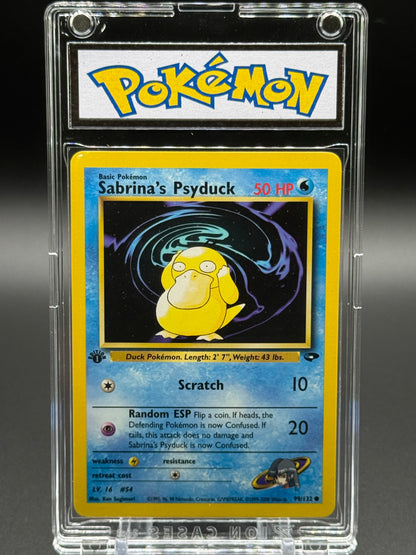 Pokemon TCG Sabrina's Psyduck | Gym Challenge 99/132 1st Edition | Condition: Near Mint