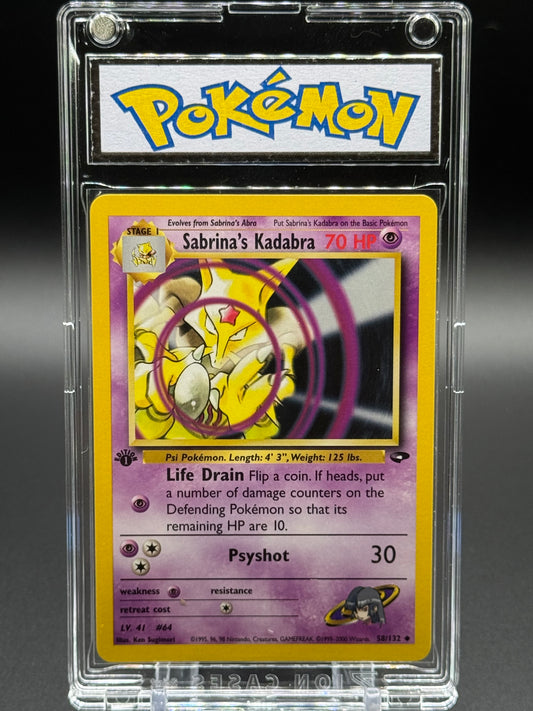 Pokemon TCG Sabrina's Kadabra | Gym Challenge 58/132 1st Edition | Condition: Near Mint
