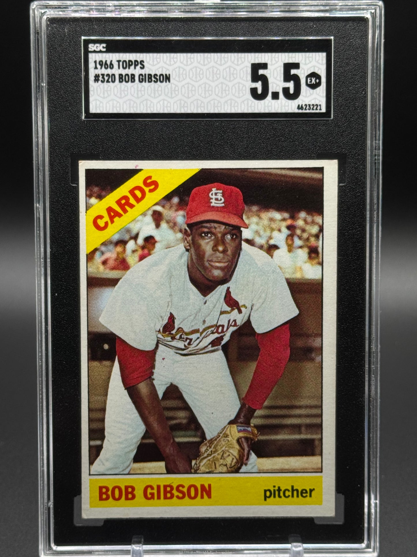 1996 Topps | #320 Bob Gibson | SGC Graded 5.5 EX+