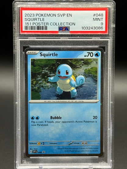 Pokemon TCG Squirtle | Black Star Promo SVP048 | PSA Graded MINT 9