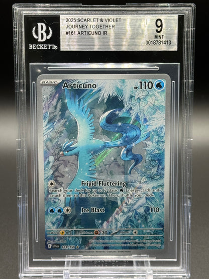 Pokemon TCG Articuno | Journey Together 161/159 | BGS Graded MINT 9
