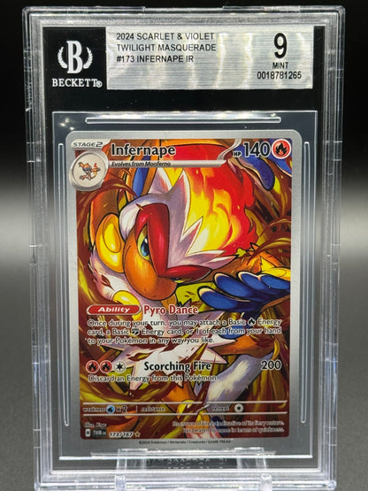 Pokemon TCG Infernape | Twilight Masquerade 173/167 | BGS Graded MINT 9