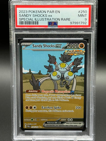 Pokemon TCG Sandy Shocks | Paradox Rift 250/182 | PSA Graded MINT 9