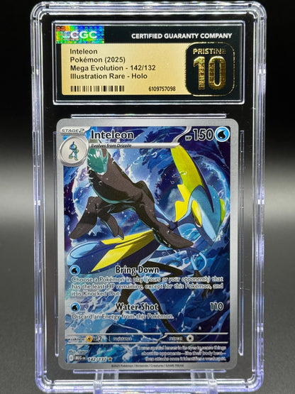 Pokemon TCG Inteleon | Mega Evolution 142/132 | CGC Graded PRISTINE 10