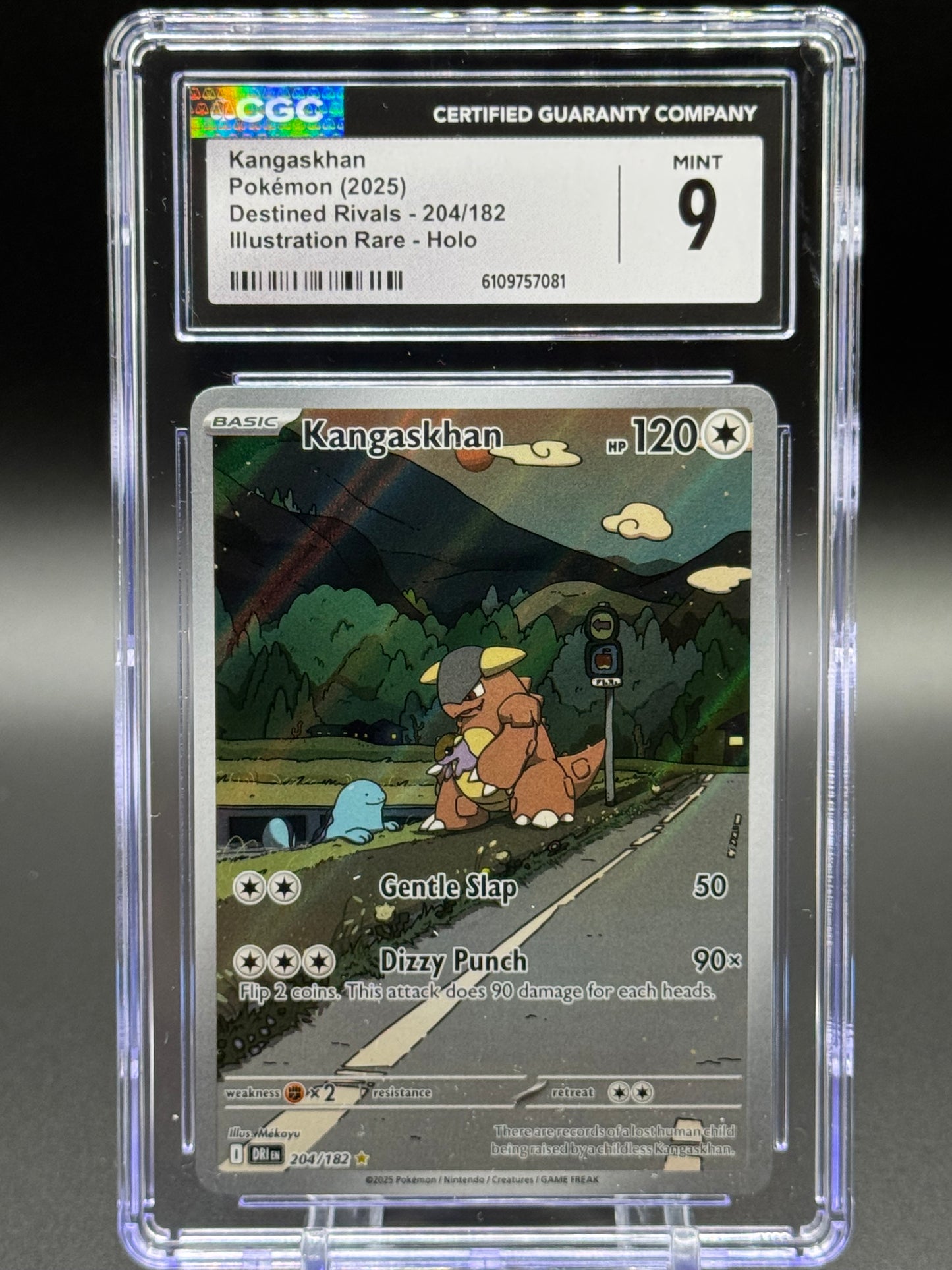 Pokemon TCG Kangaskhan | Destined Rivals 204/182 | CGC Graded MINT 9