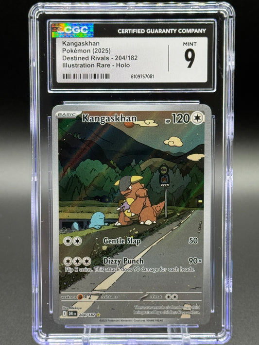 Pokemon TCG Kangaskhan | Destined Rivals 204/182 | CGC Graded MINT 9