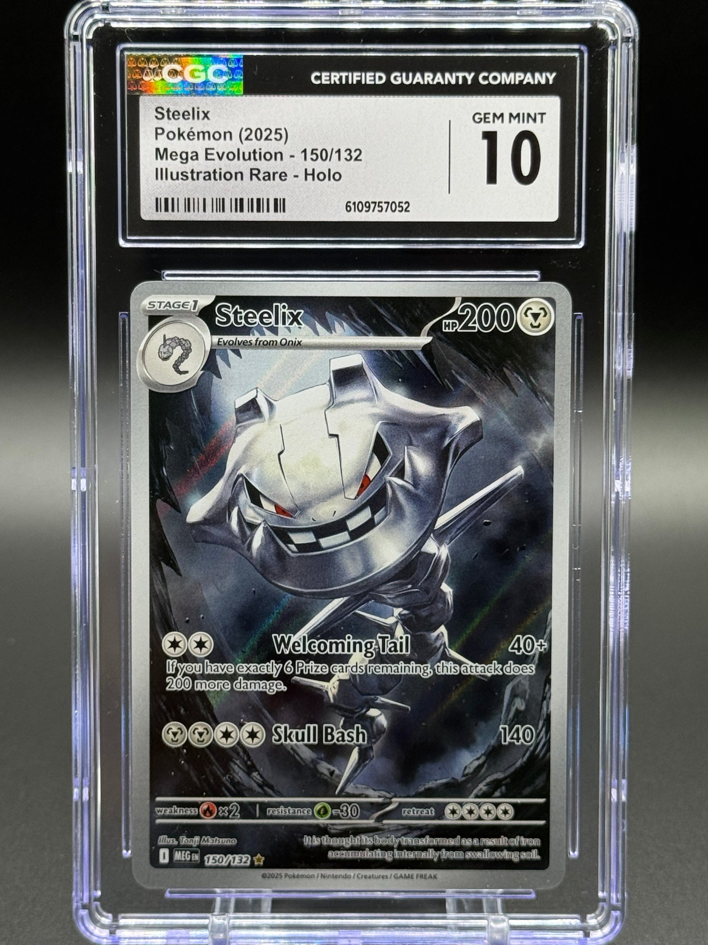 Pokemon TCG Steelix | Mega Evolution 150/132 | CGC Graded GEM MINT 10