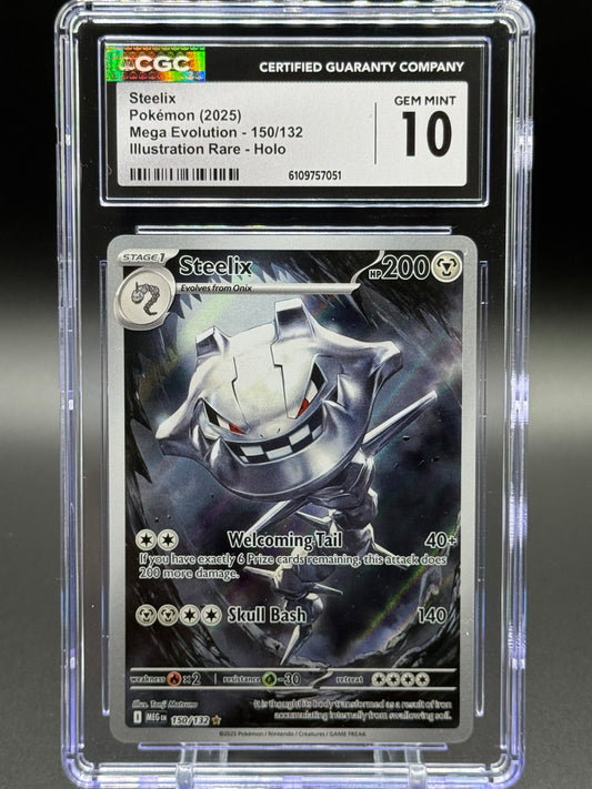 Pokemon TCG Steelix | Mega Evolution 150/132 | CGC Graded GEM MINT 10