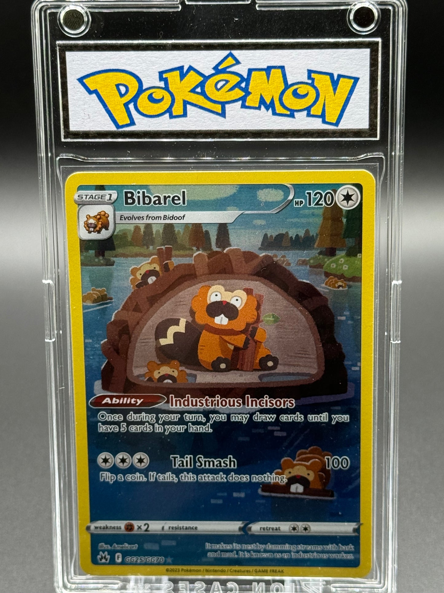 Pokemon TCG Bibarel | Crown Zenith GG25/GG70 | Condition: Near Mint