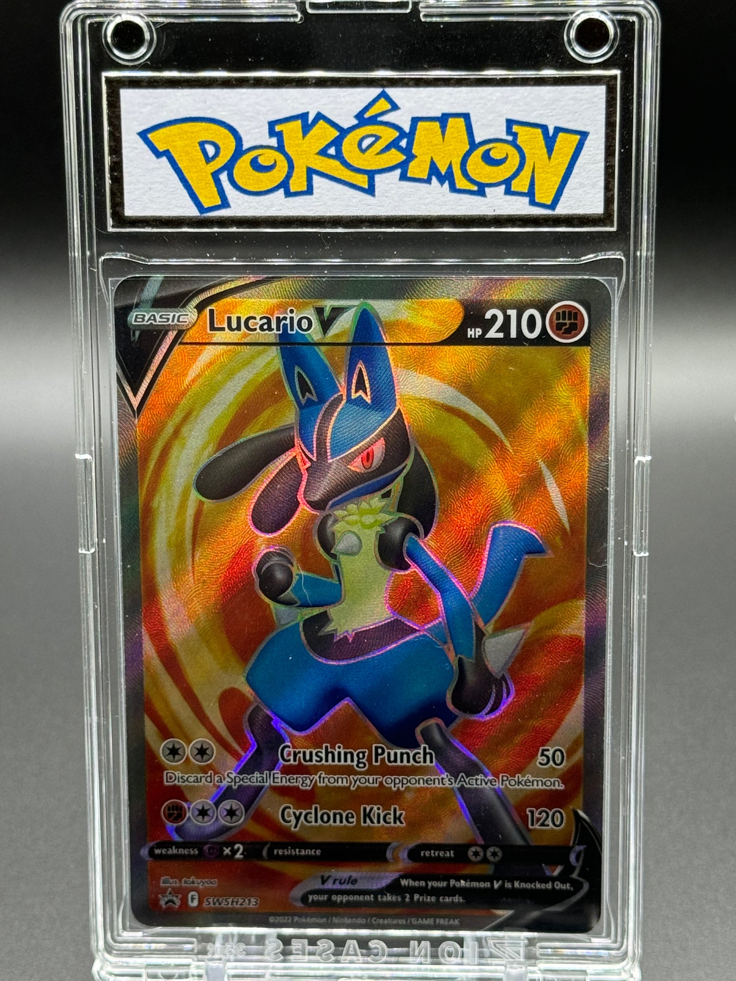 Pokemon TCG Lucario V | Black Star Promo SWSH213 | Condition: Near Mint