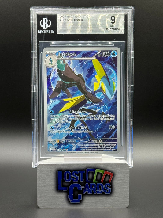 Pokemon TCG Inteleon | Mega Evolution 142/132 | BGS Graded MINT 9
