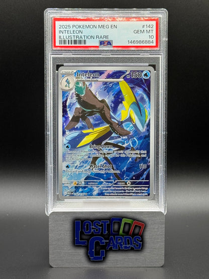 Pokemon TCG Inteleon | Mega Evolutions 142/132 | PSA Graded GEM MT 10