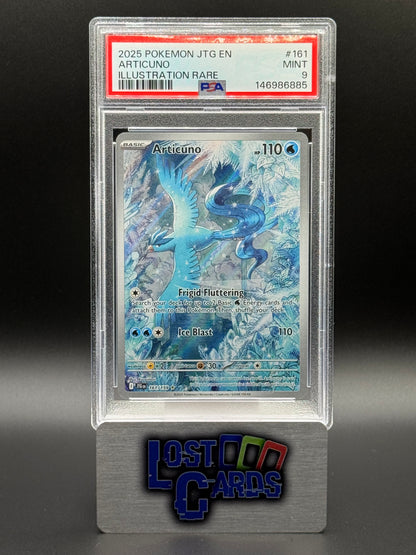 Pokemon TCG Articuno | Journey Together 161/159 | PSA Graded MINT 9