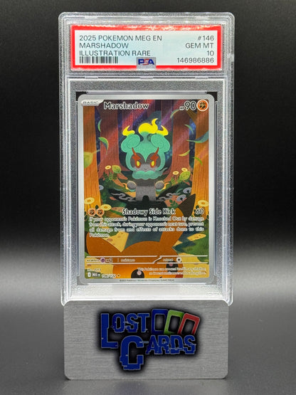 Pokemon TCG Marshadow | Mega Evolutions 146/132 | PSA Graded GEM MT 10