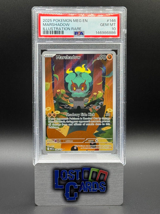 Pokemon TCG Marshadow | Mega Evolutions 146/132 | PSA Graded GEM MT 10