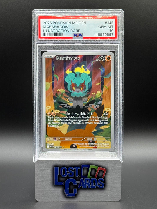 Pokemon TCG Marshadow | Mega Evolutions 146/132 | PSA Graded GEM MT 10