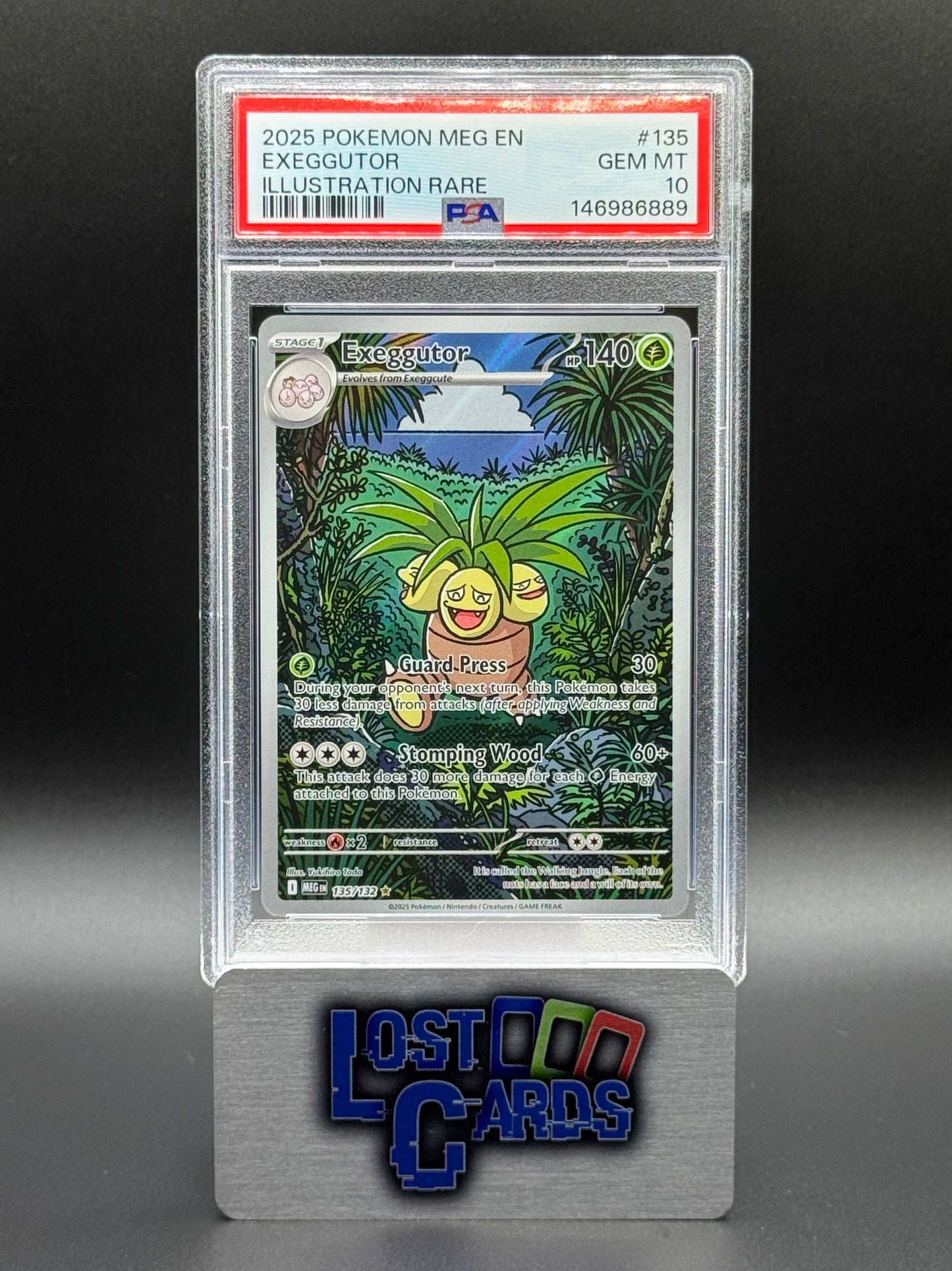 Pokemon TCG Exeggutor | Mega Evolutions 135/132 | PSA Graded GEM MT 10