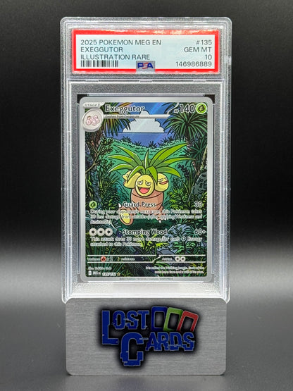Pokemon TCG Exeggutor | Mega Evolutions 135/132 | PSA Graded GEM MT 10