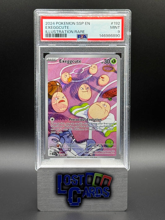 Pokemon TCG Exeggcute | Surging Sparks 192/191 | PSA Graded MINT 9