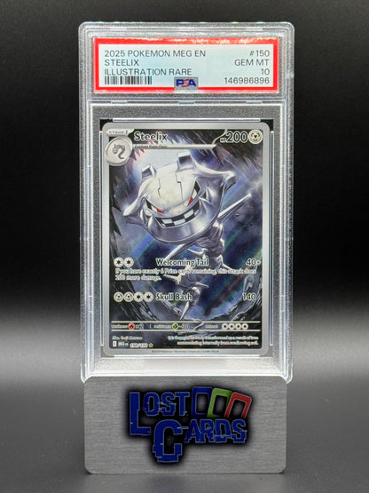 Pokemon TCG Steelix | Mega Evolutions 150/132 | PSA Graded GEM MT 10