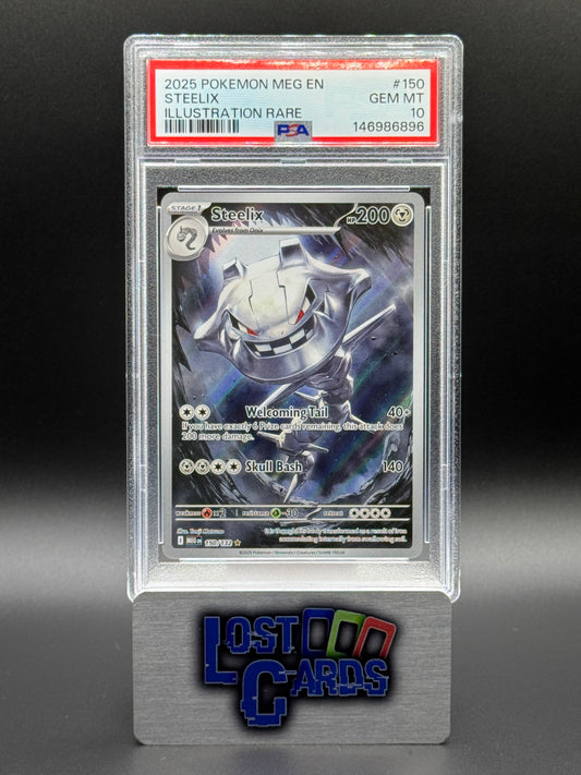 Pokemon TCG Steelix | Mega Evolutions 150/132 | PSA Graded GEM MT 10