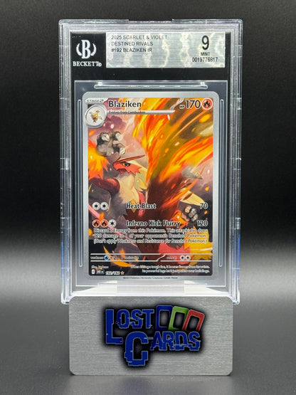 Pokemon TCG Blaziken | Destined Rivals 192/182 | BGS Graded MINT 9