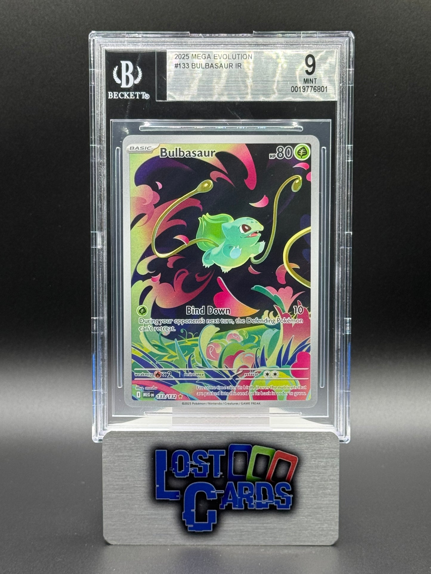 Pokemon TCG Bulbasaur | Mega Evolution 133/132 | BGS Graded MINT 9