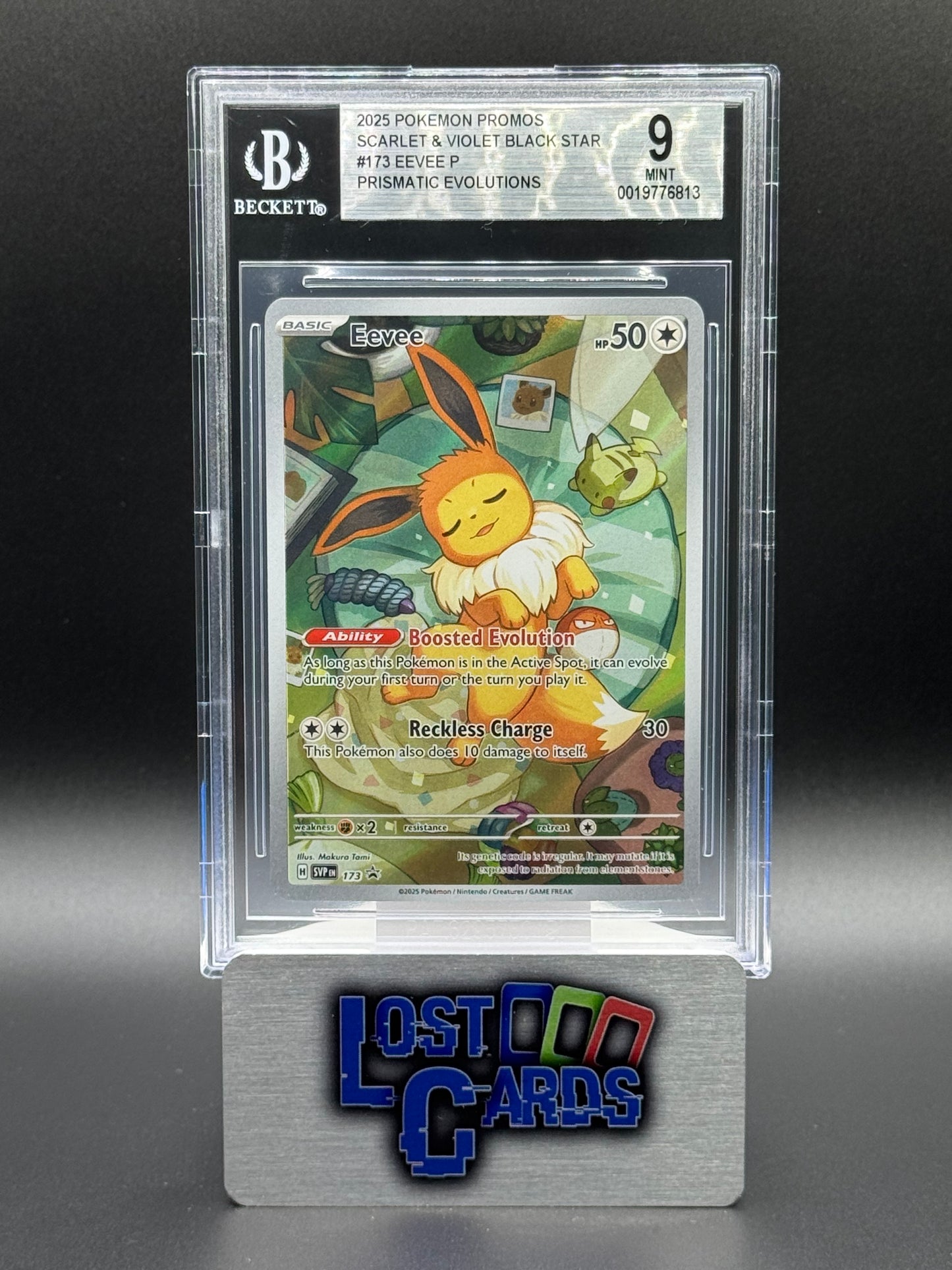 Pokemon TCG Eevee | Black Star Promo SVP173 | BGS Graded MINT 9