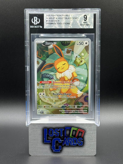Pokemon TCG Eevee | Black Star Promo SVP173 | BGS Graded MINT 9