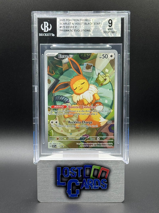 Pokemon TCG Eevee | Black Star Promo SVP173 | BGS Graded MINT 9