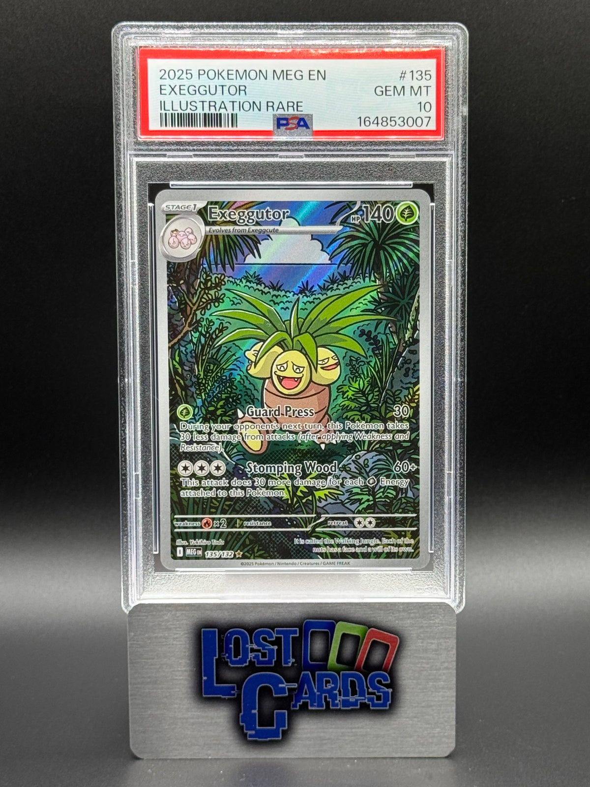 Pokemon TCG Exeggutor | Mega Evolutions 135/132 | PSA Graded GEM MT 10