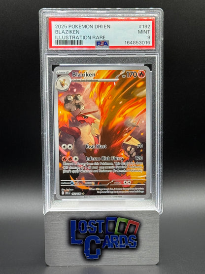 Pokemon TCG Blaziken | Destined Rivals 192/182 | PSA Graded MINT 9