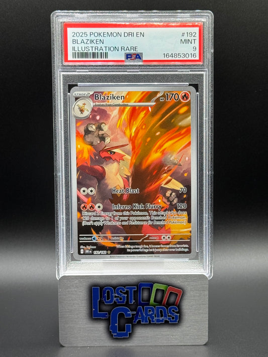 Pokemon TCG Blaziken | Destined Rivals 192/182 | PSA Graded MINT 9