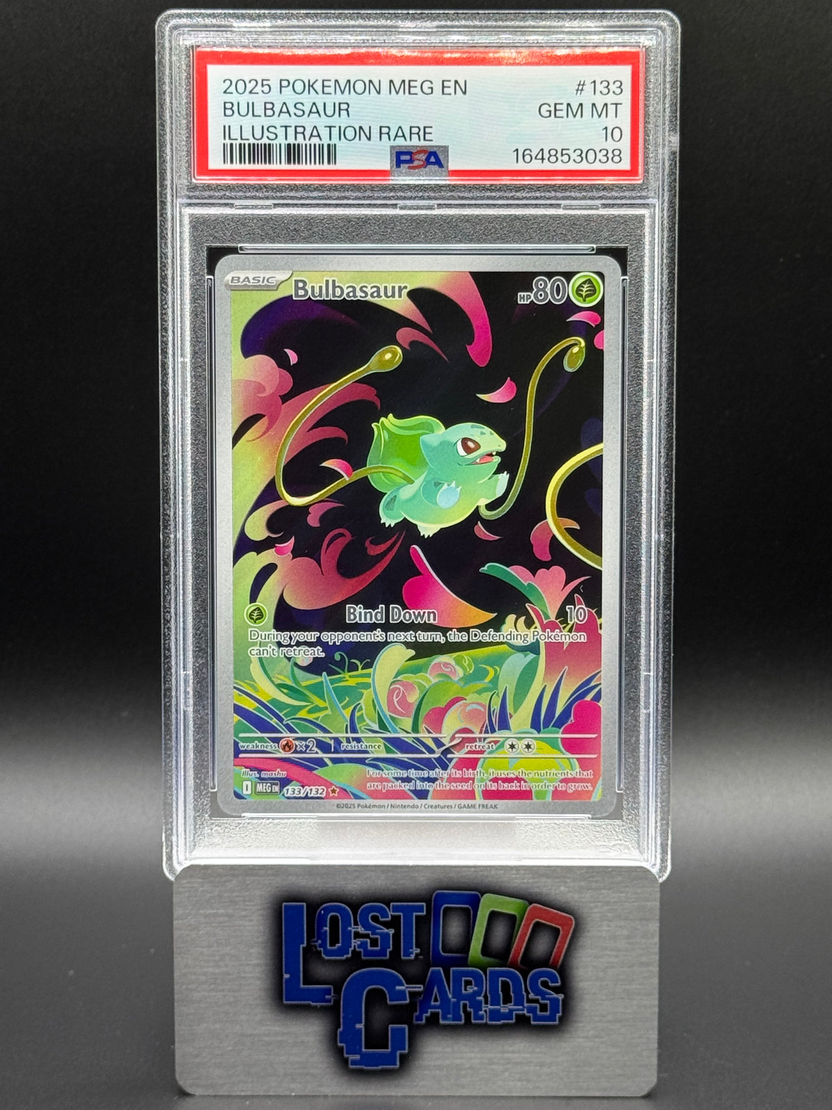 Pokemon TCG Bulbasaur | Mega Evolutions 133/132 | PSA Graded GEM MT 10