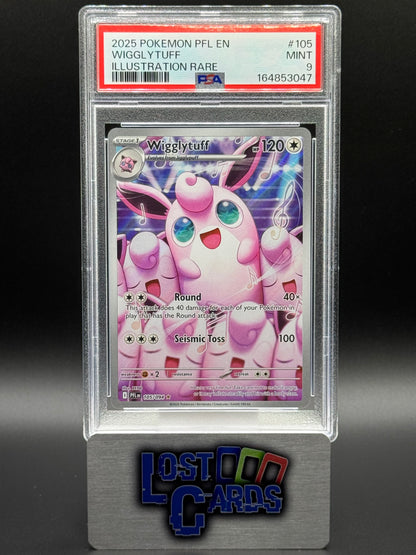 Pokemon TCG Wigglytuff | Phantasmal Flames 105/094 | PSA Graded MINT 9