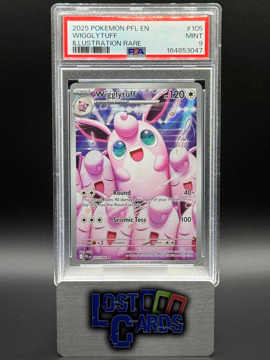 Pokemon TCG Wigglytuff | Phantasmal Flames 105/094 | PSA Graded MINT 9