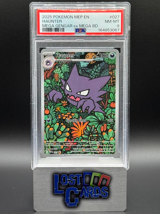 Pokemon TCG Haunter | Black Star Promo MEP027 | PSA Graded NM-MT 8