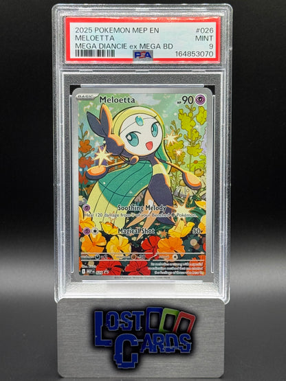 Pokemon TCG Meloetta | Black Star Promo MEP026 | PSA Graded MINT 9