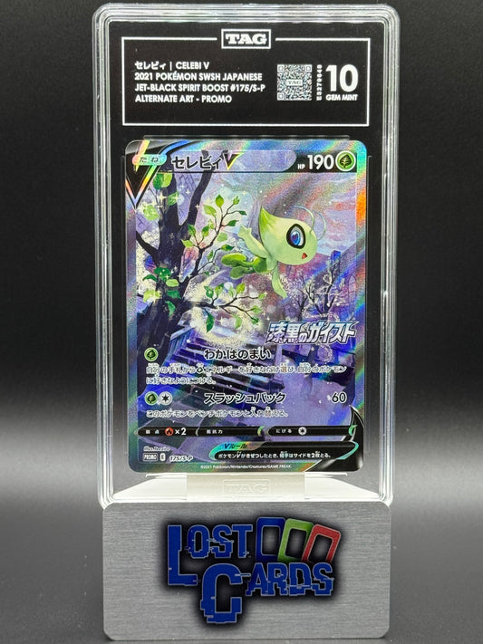 Japanese Pokemon TCG Celebi V | PROMO 175/S-P | TAG Graded GEM MINT 10