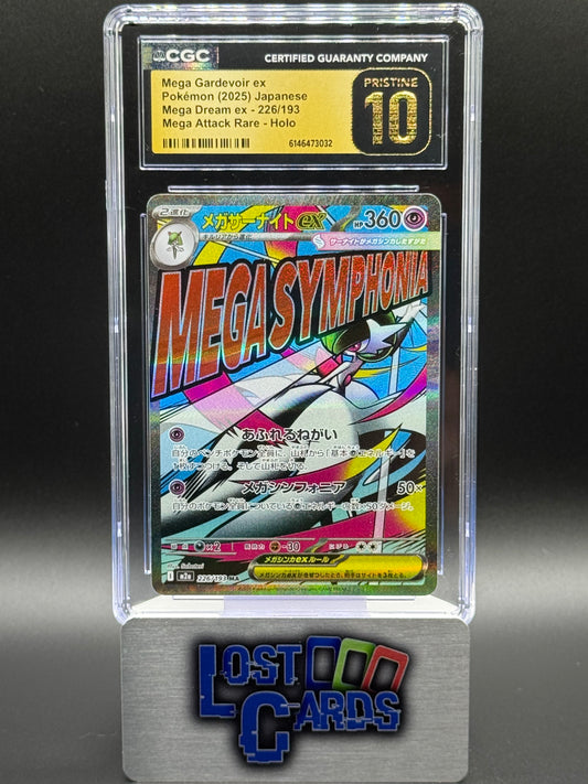 Japanese Pokemon TCG Mega Gardevoir ex | Mega Dream ex 226/193 | CGC Graded PRISTINE 10