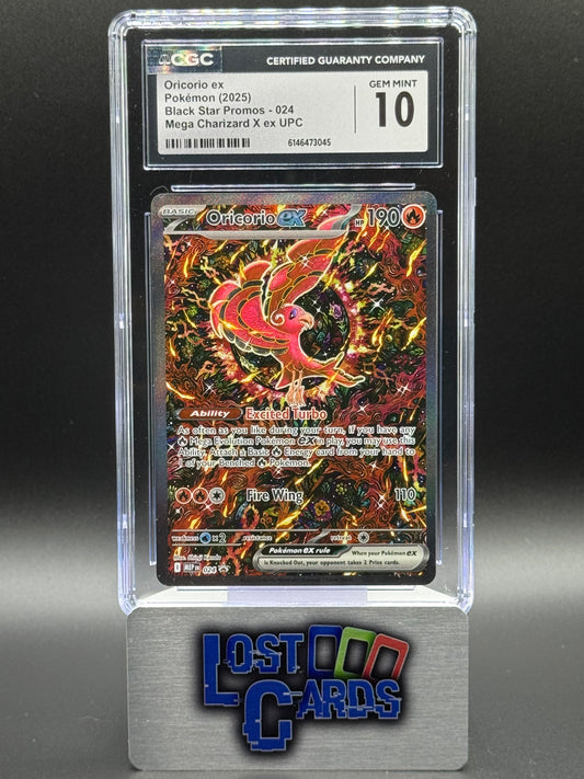 Pokemon TCG Oricorio ex | Black Star Promo MEP024 | CGC Graded GEM MINT 10